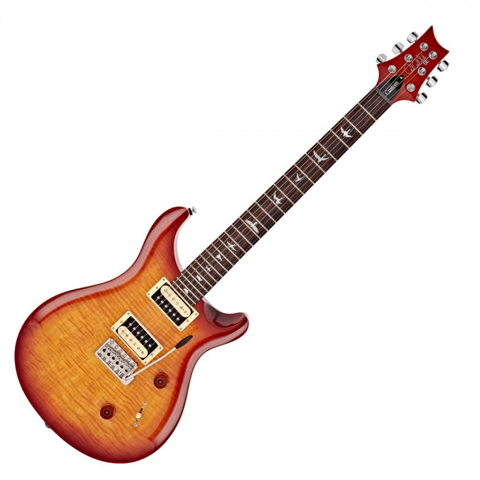 prs se custom cherry sunburst